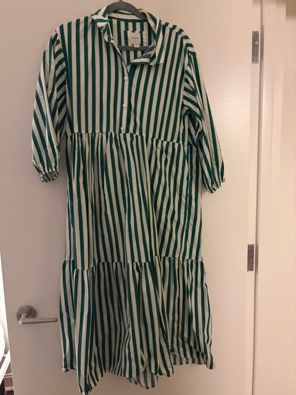 The Bettina Tiered Shirt Dress - Picture 2 of 4